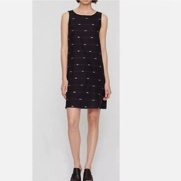 Eileen Fisher Bateau Neck Shift Dress - L - Picture 1 of 5
